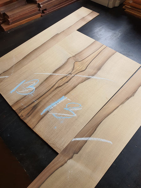 Set #13 Tasmanian Blackhearted Sassafras Back and Sides