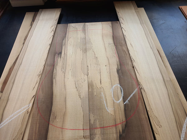 Set #10 Tasmanian Blackhearted Sassafras Back & Sides (Dreadnought Size)