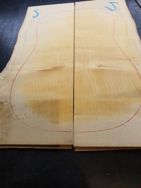 Set #5 Tasmanian Huon Pine Soundboard