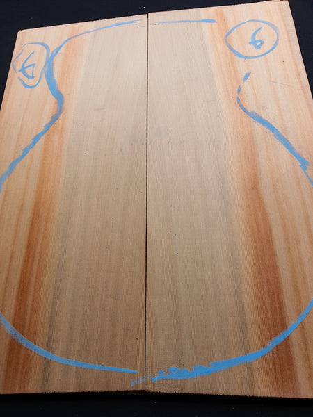 Set #6 Tasmanian King Billy Pine Guitar Soundboard