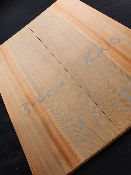 Set #8 Tasmanian King Billy Pine Guitar Soundboard