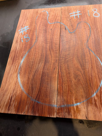 Set #18 Tasmanian Blackwood Bass Guitar Top