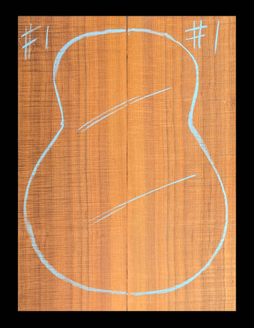 Set #1 Tasmanian Blackwood Back & Sides.