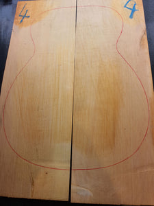 Set #4 Tasmanian Huon Pine Soundboard