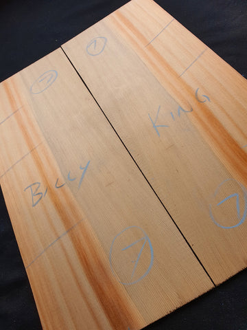 Set #7 Tasmanian King Billy Pine Guitar Soundboard