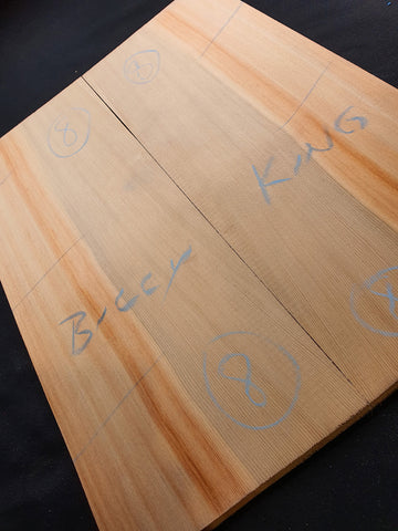 Set #8 Tasmanian King Billy Pine Guitar Soundboard