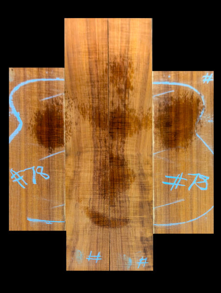 Set #78 Tasmanian Master Grade Blackwood Koa on Steroids